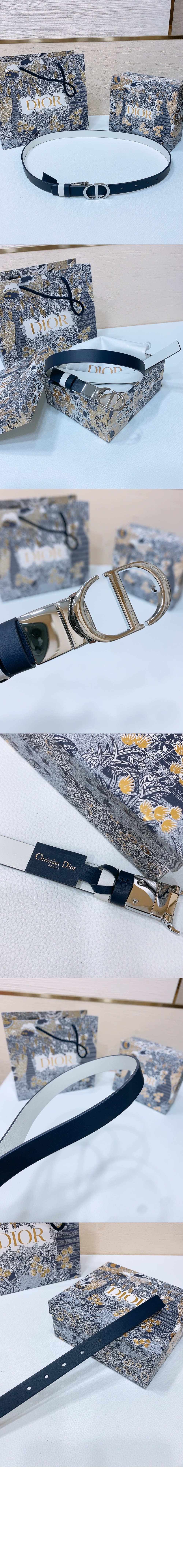 30 Montaigne 리버서블 벨트 B0446 > 디올