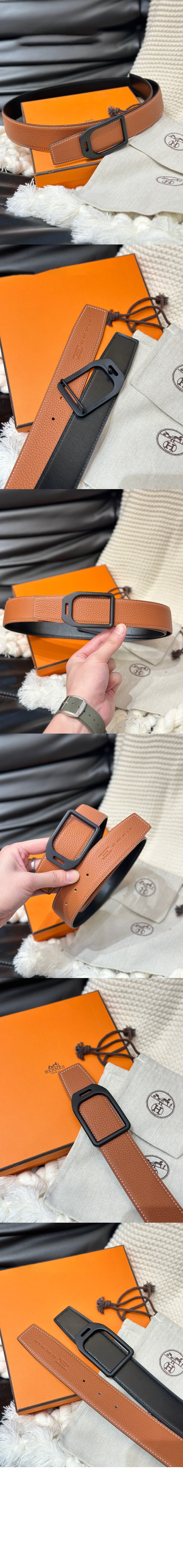 벨트 버클 리버서블 가죽 스트랩 > 에르메스