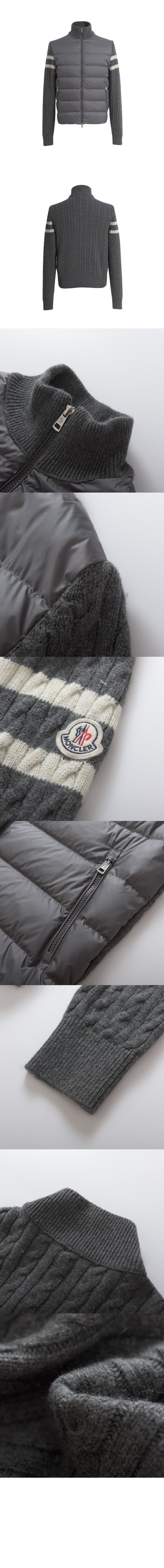 패딩 울 집업 카디건 > Coat - 코트