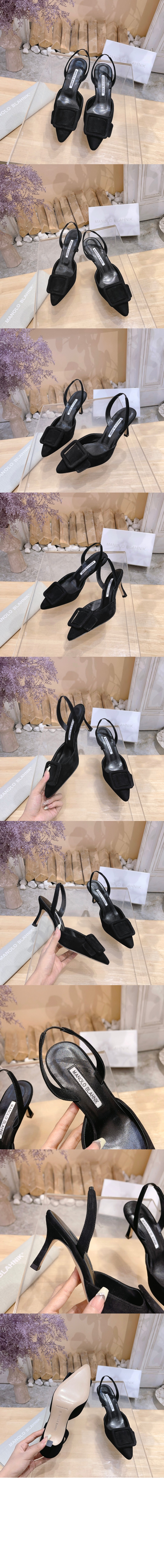 스웨이드 슬링백 펌프스 > Pumps - 펌프스