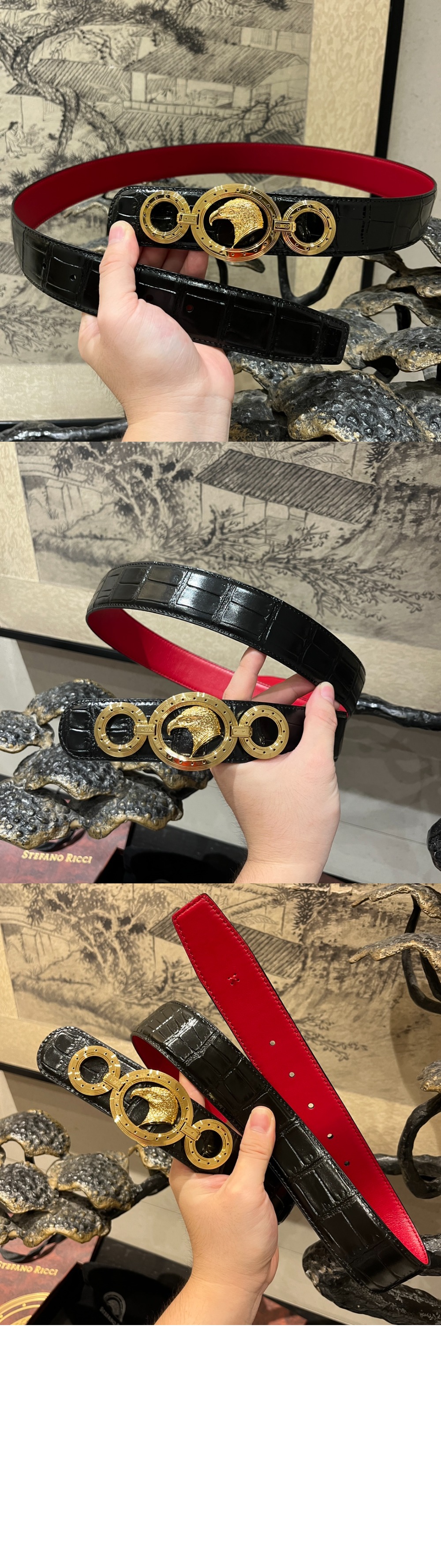 디아망테 크로커 벨트  N381CM-C581O > 스테파노 리치