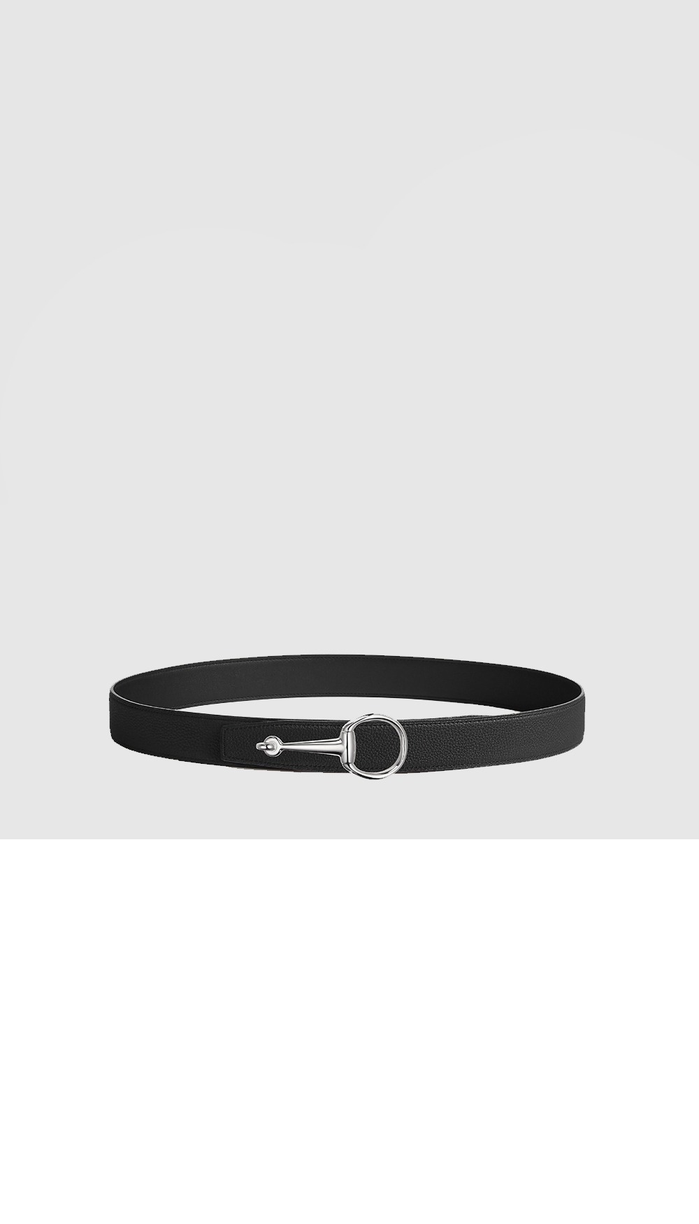 라이더 버클 양면 가죽 벨트 > 에르메스
