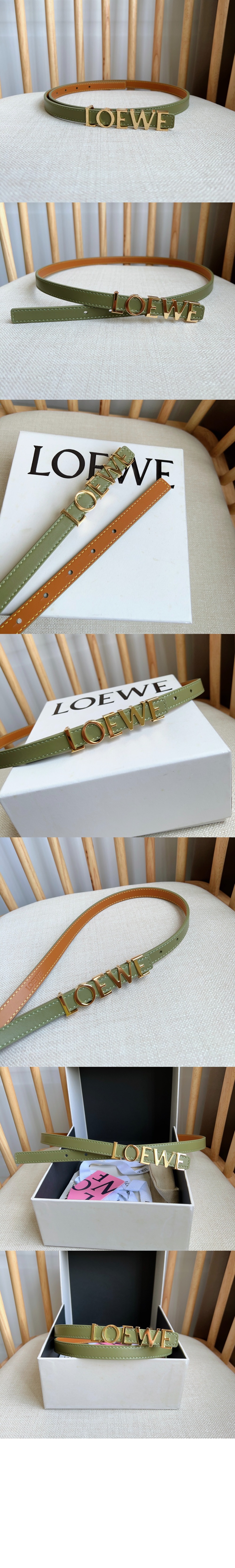 스무스 카프스킨 벨트 > 로에베