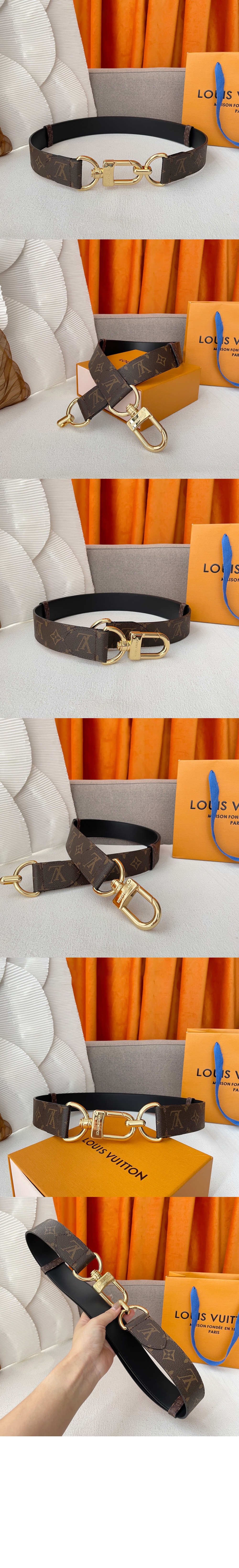 후크 리버시블 벨트 M8430Z > 루이비통