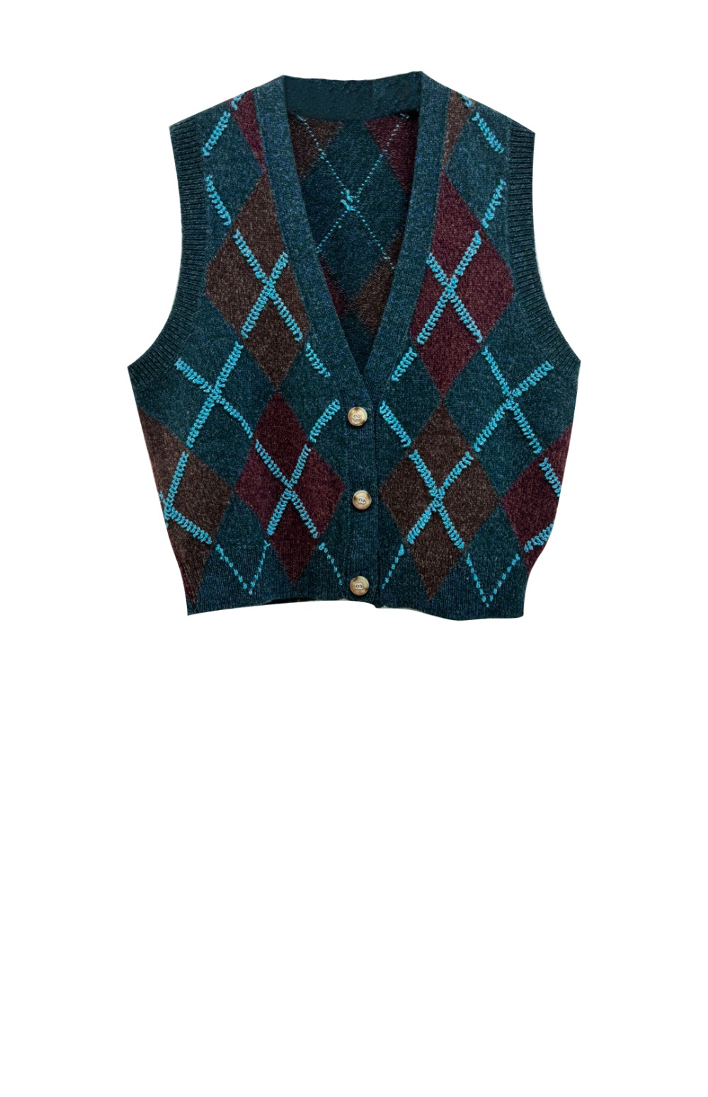 프린트 니트 톱 > Etc - 기타제품