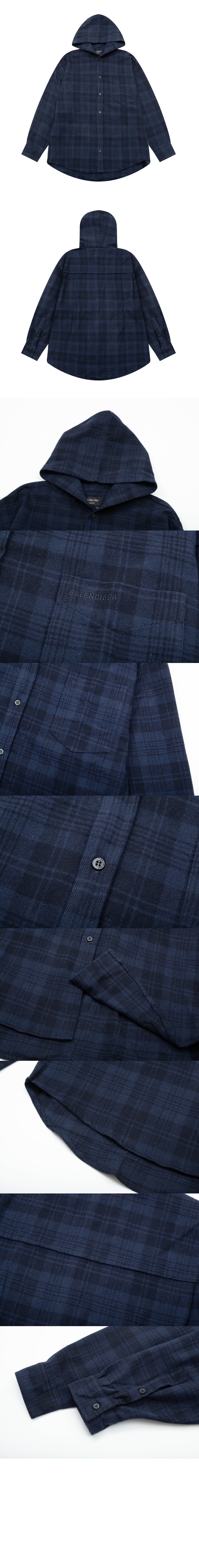 체크 후드 셔츠 코트 > Etc - 기타제품