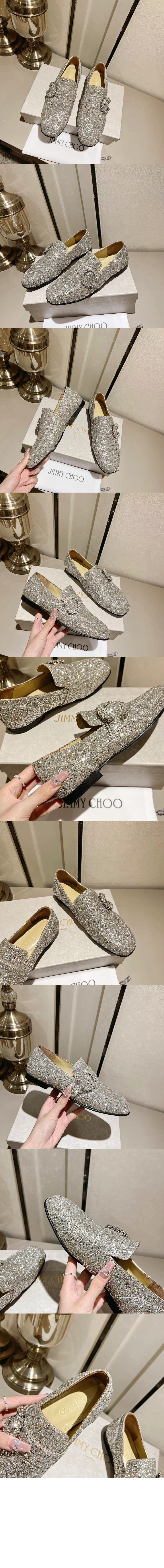 Mani Glitter Loafer > Flats - 플랫
