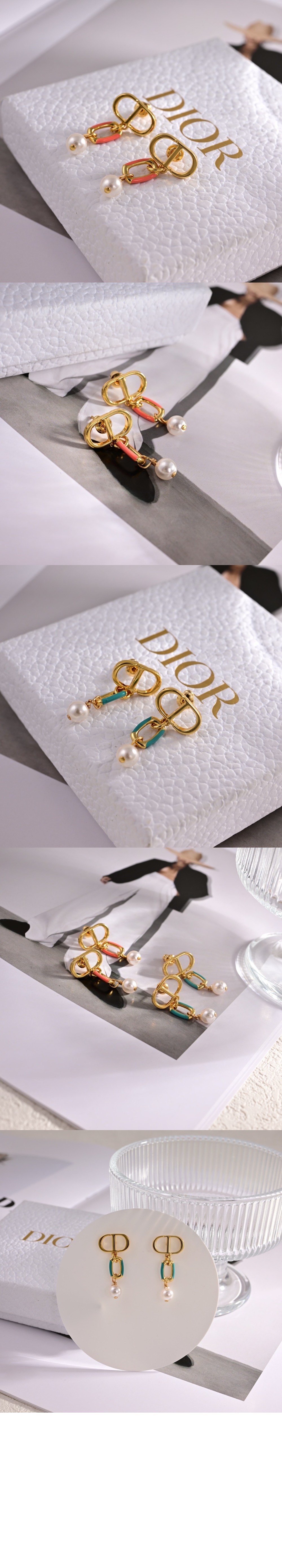 Petit CD 귀걸이 E3297 > 디올