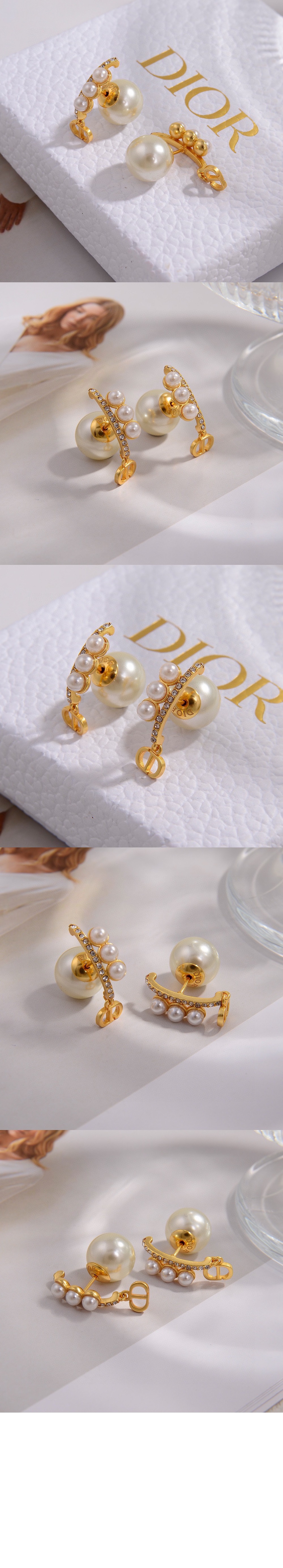 트라이벌 귀걸이 E3194 > 디올