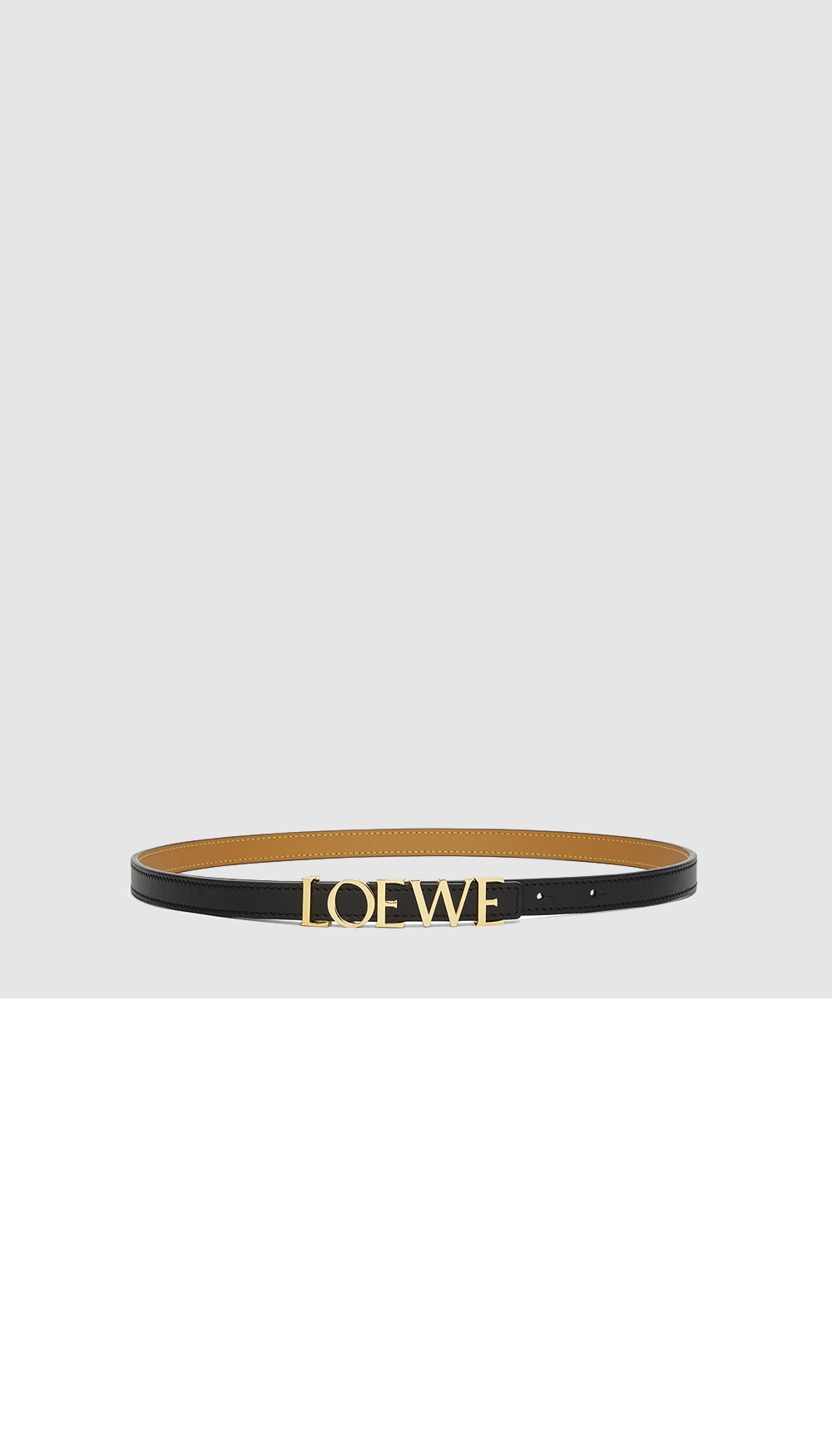 곡물 소가죽 벨트 > 로에베