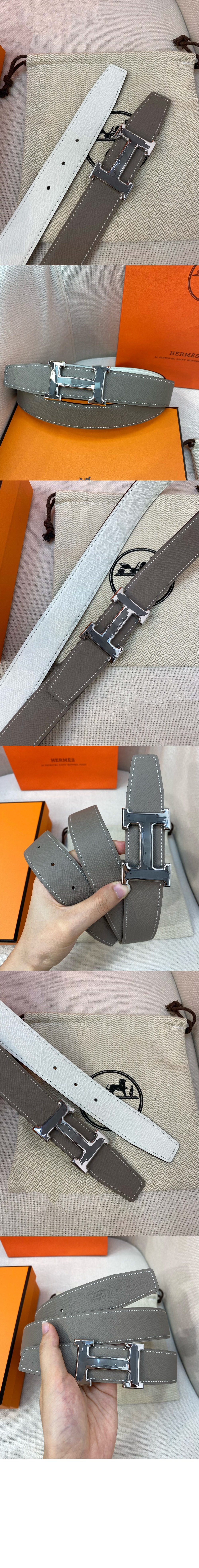 브러시 버클 리버서블 벨트 > 에르메스