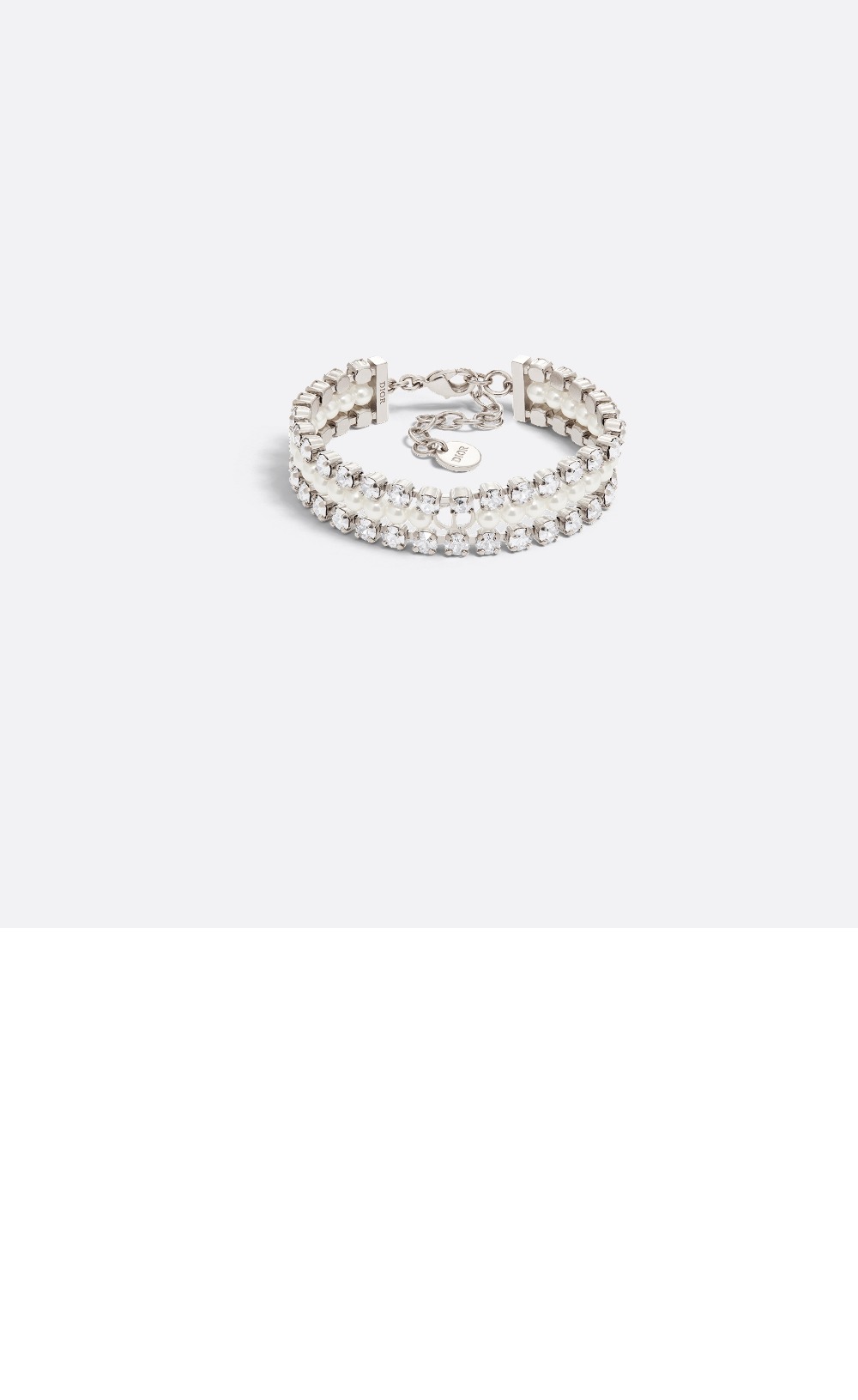 스파클 진주 크리스탈 팔찌 B2459 > 디올