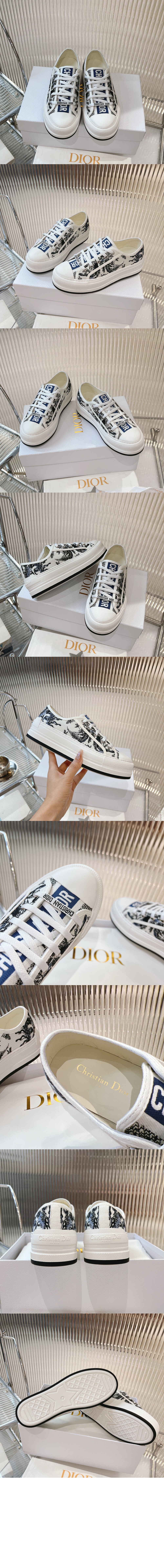 플랫폼 스니커즈 KCK38 > Walk'n'Dior - 워크앤디올