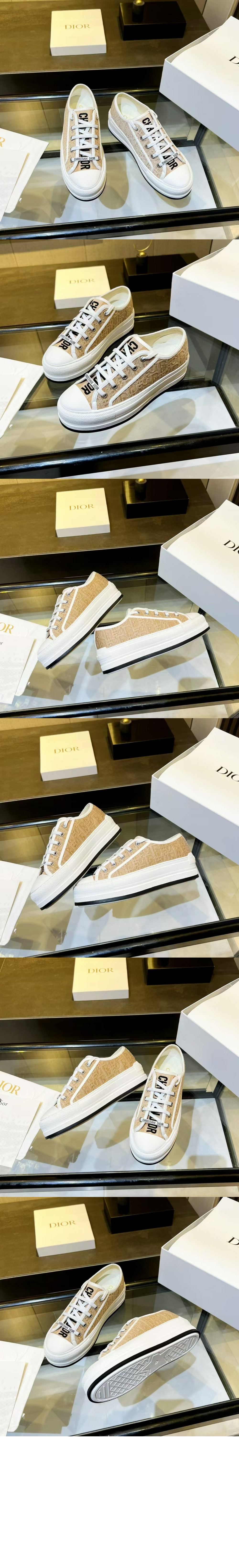 플랫폼 스니커즈 KCK38 > Walk'n'Dior - 워크앤디올