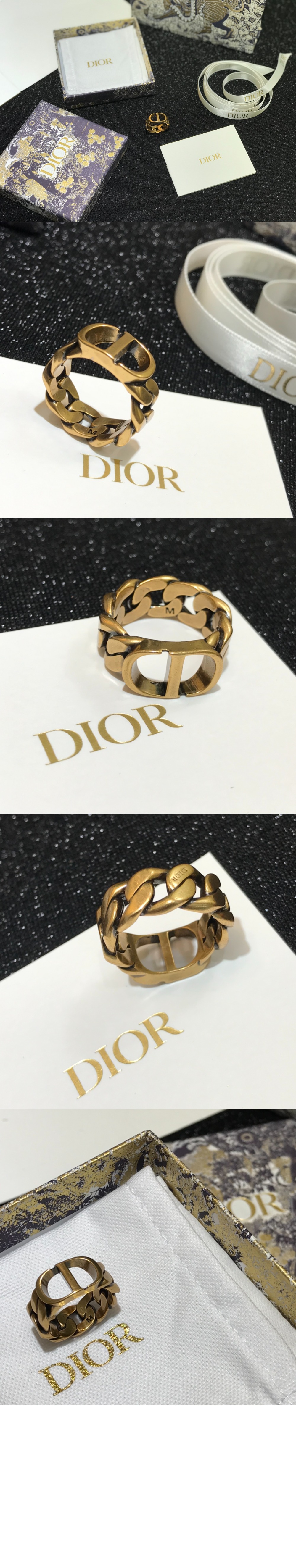 쁘띠 CD 스터드 반지 R0939 > 디올