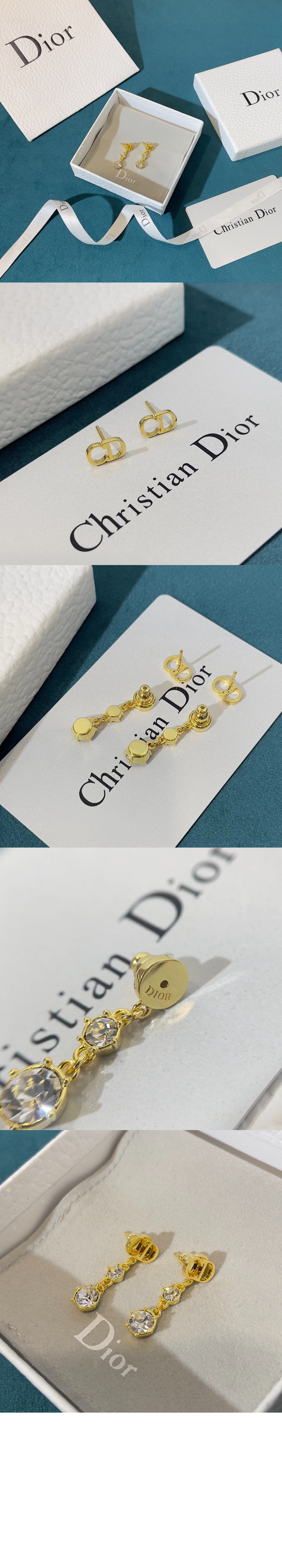 클레어 디 룬 귀걸이 E2056 > 디올