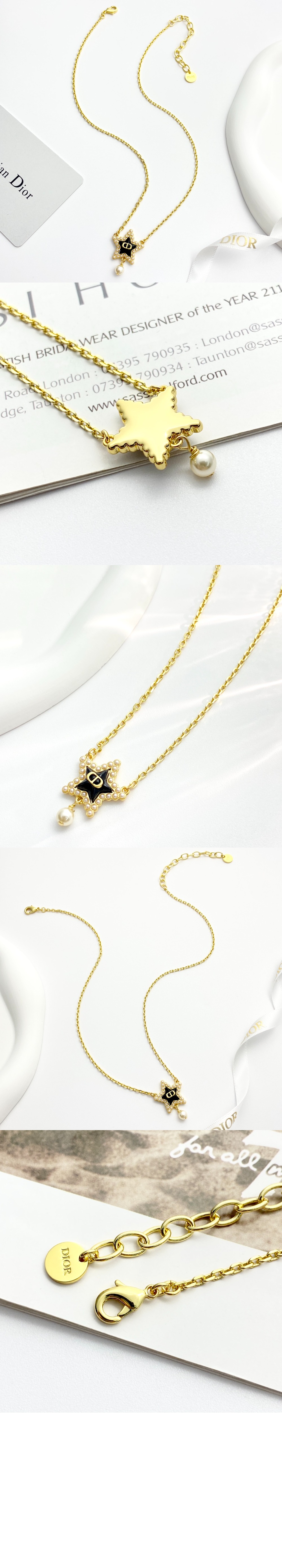 Petit CD Lucky Baroque 목걸이 N3102 > 디올