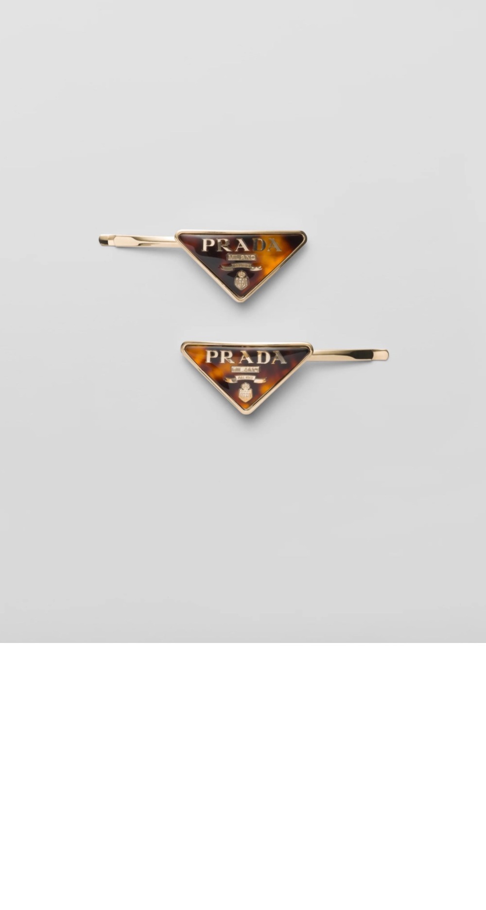 플렉시글라스 헤어 클립  1IF692 > 프라다