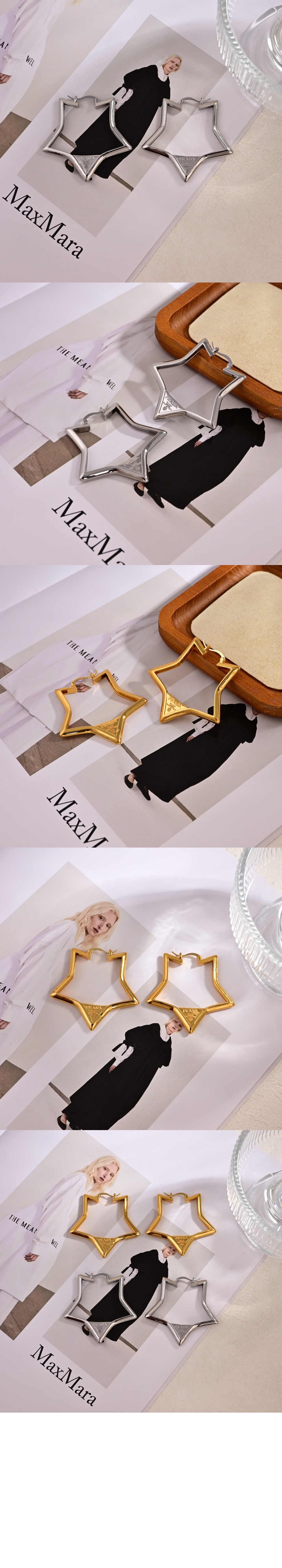 메탈 귀걸이 1IO147 > 프라다