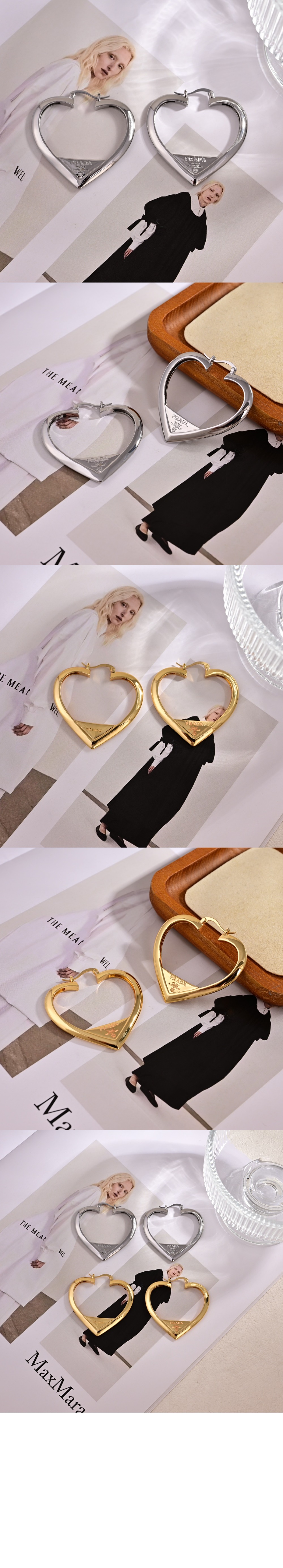 메탈 귀걸이  1IO148 > 프라다