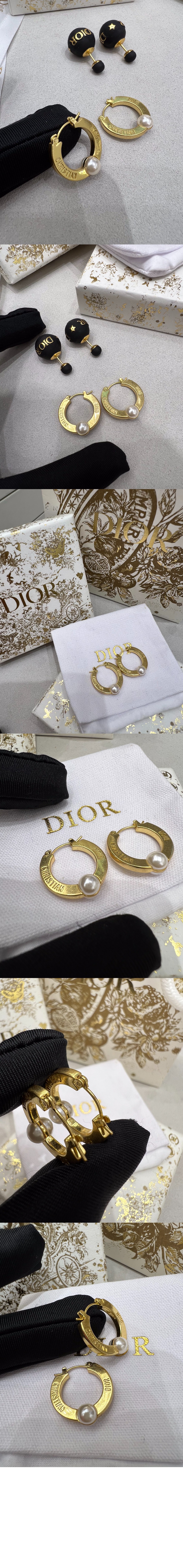 CD NAVY 귀걸이 E1863 > 디올