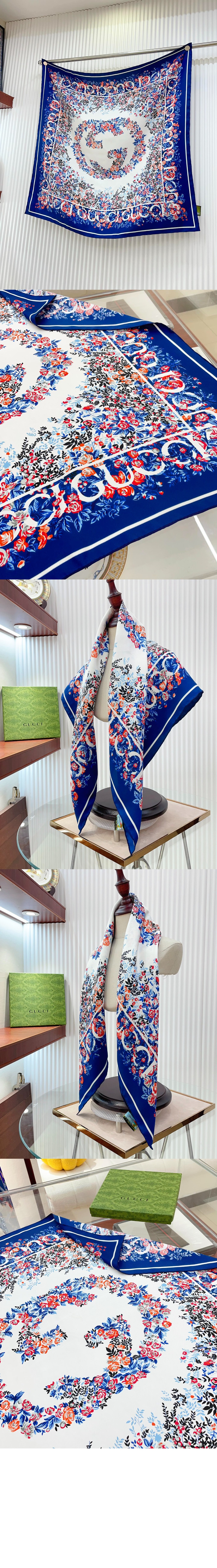 플로라 프린트 실크 스카 783157 > Etc - 기타제품