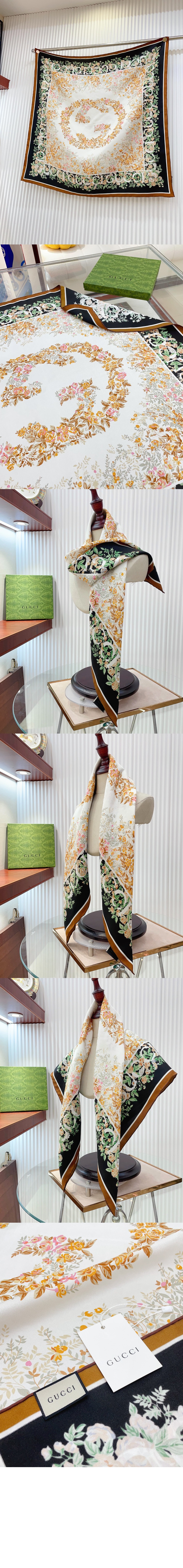 플로라 프린트 실크 스카 783157 > Etc - 기타제품