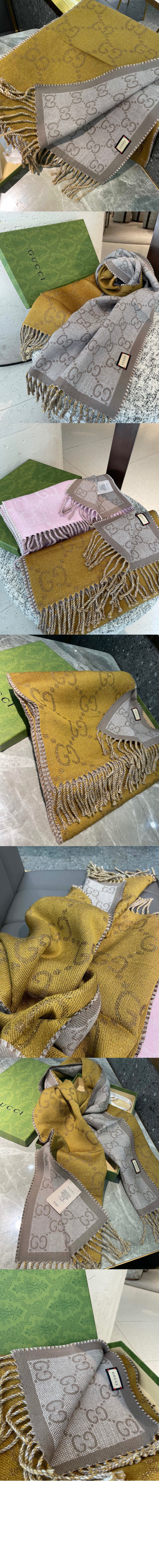 GG 자카드 패턴 니트 스카프 727724 > Etc - 기타제품