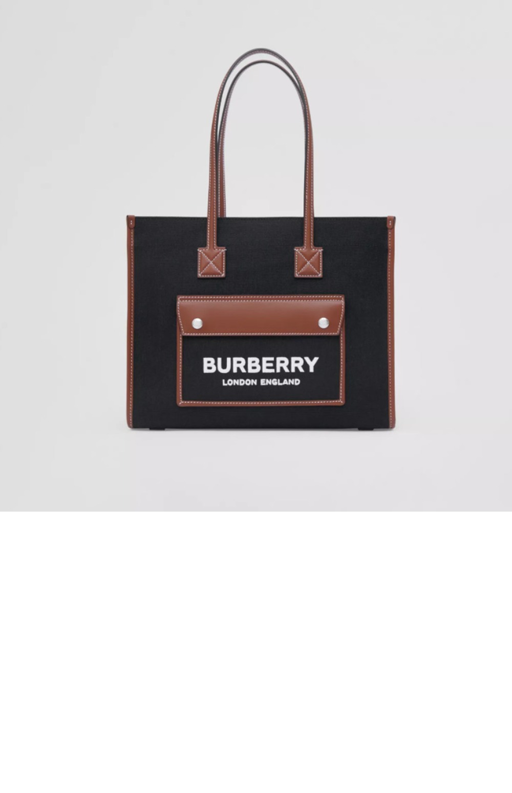 투톤 캔버스 레더 스몰 토트 80576001 > Freya - 프레야