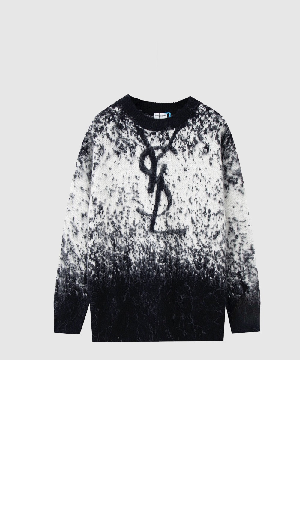 프린트 니트 톱 > 생로랑