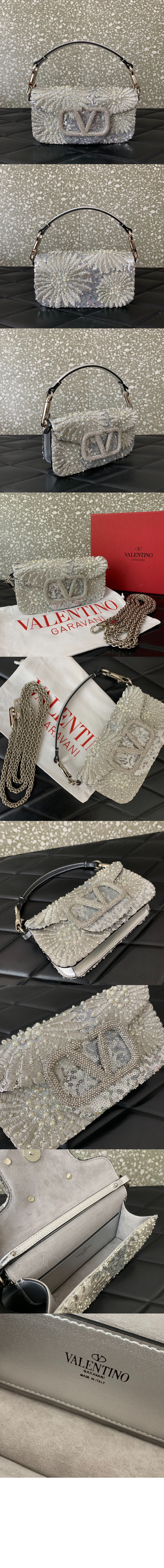 LOCÒ 스몰 플로럴 프린트 자수 핸드백 > LOCO - 로코