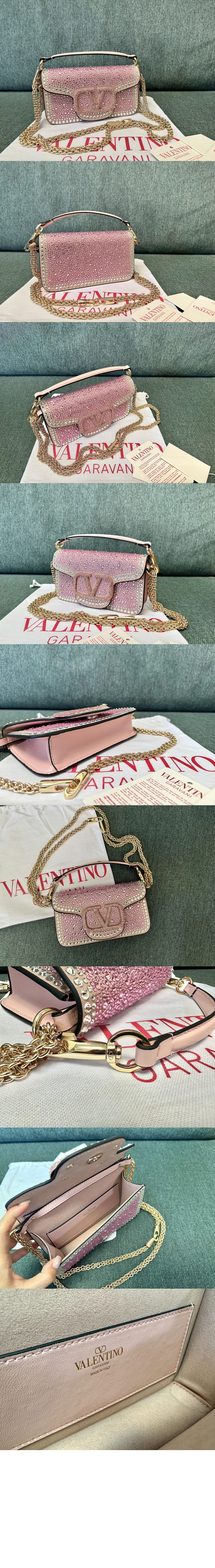 라인스톤 장식 스몰 발렌티노 가라바니 로코 숄더백 > LOCO - 로코