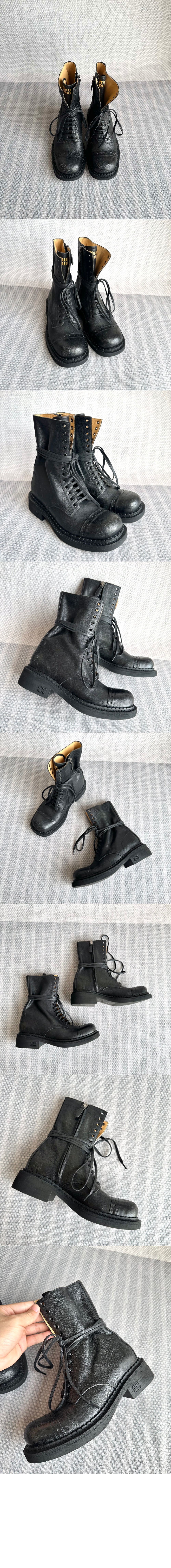 가죽 레이스 부티 5U316E > Boots - 부츠