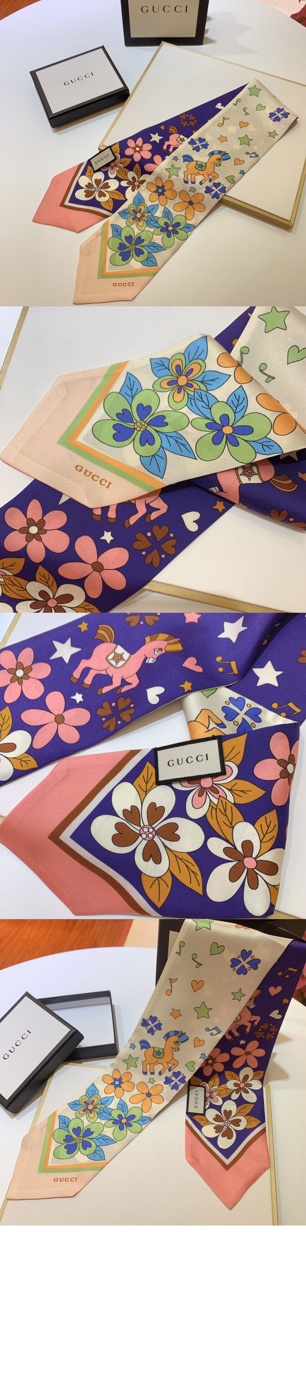 플로라 프린트 실크 넥 보우  698734 > Etc - 기타제품