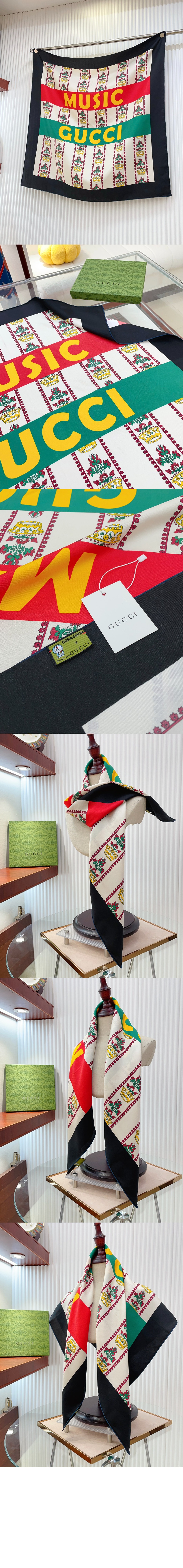 플로라 프린트 실크 스카 676964 > Etc - 기타제품