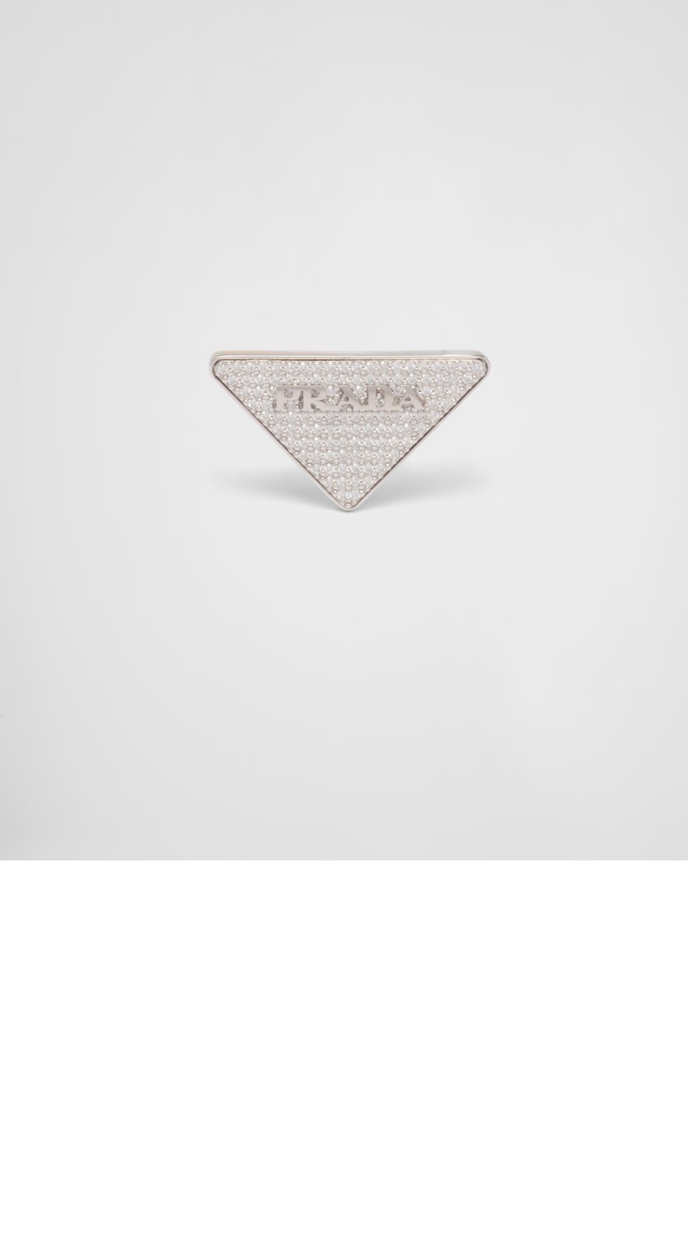 크리스털 로고 주얼리 귀걸이 1JO779 > 프라다