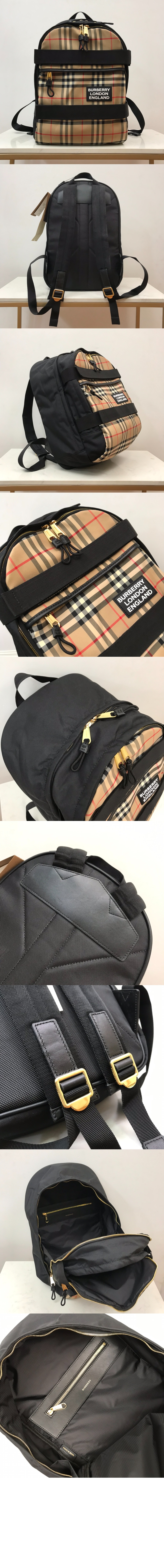 체크 백팩 8024684 > Backpack - 백팩