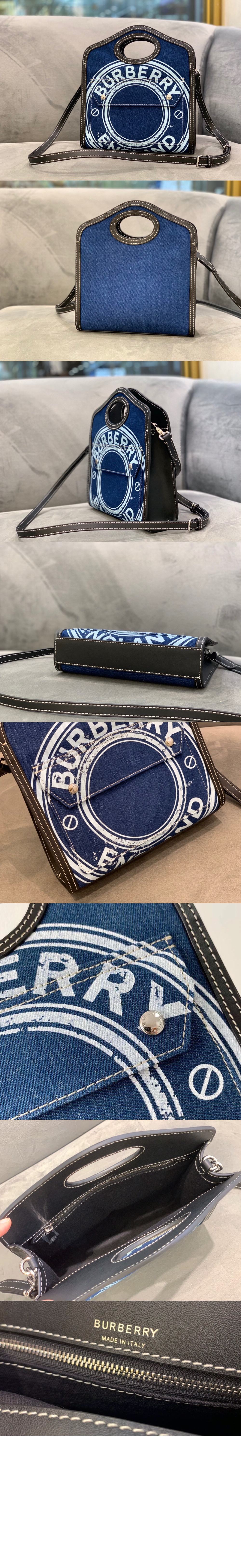 미니 데님 숄더백 80390901 > Pocket Bag - 포켓 백