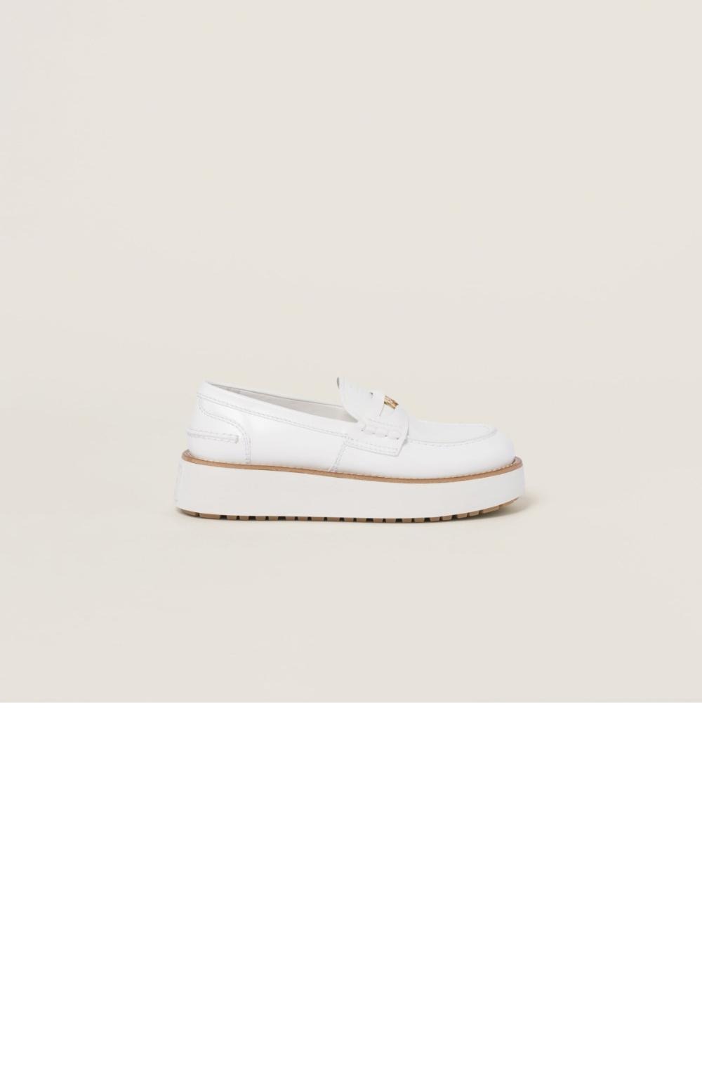 브러쉬드 가죽 로퍼 5D175E > Loafers and lace-ups - 로퍼 및 레이스업