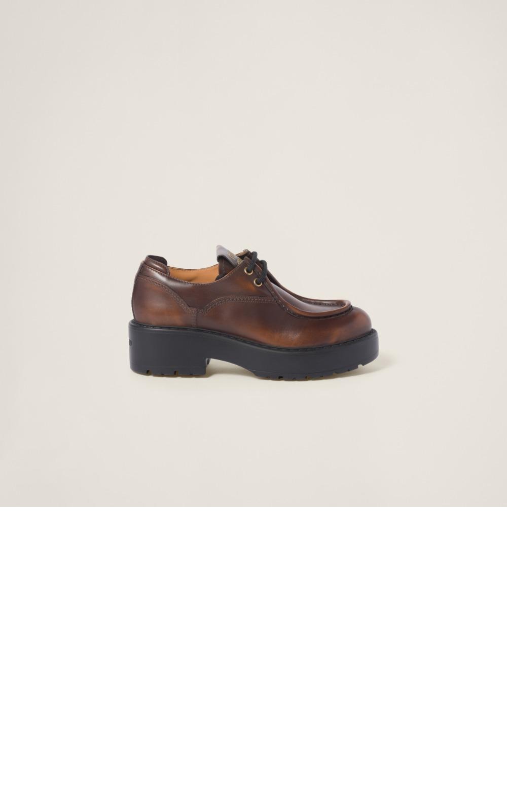 레이스 퓌메 가죽 슈즈 5E964D > Loafers and lace-ups - 로퍼 및 레이스업