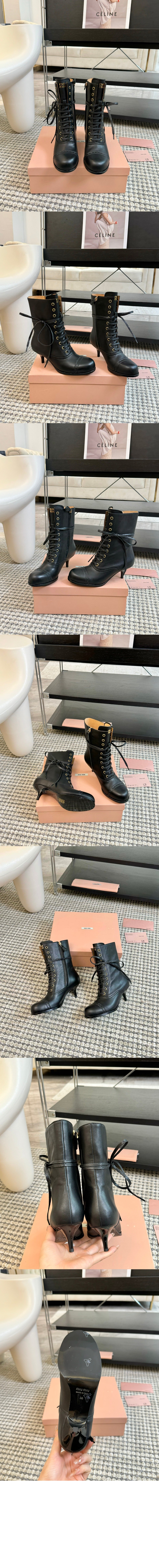 가죽 레이스 부티 5U323E > Boots - 부츠