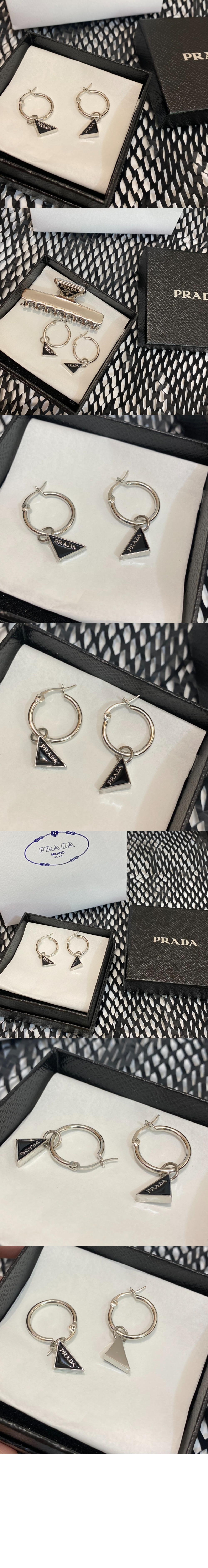 스말토 보석 드롭 이어링 1JO973 > 프라다