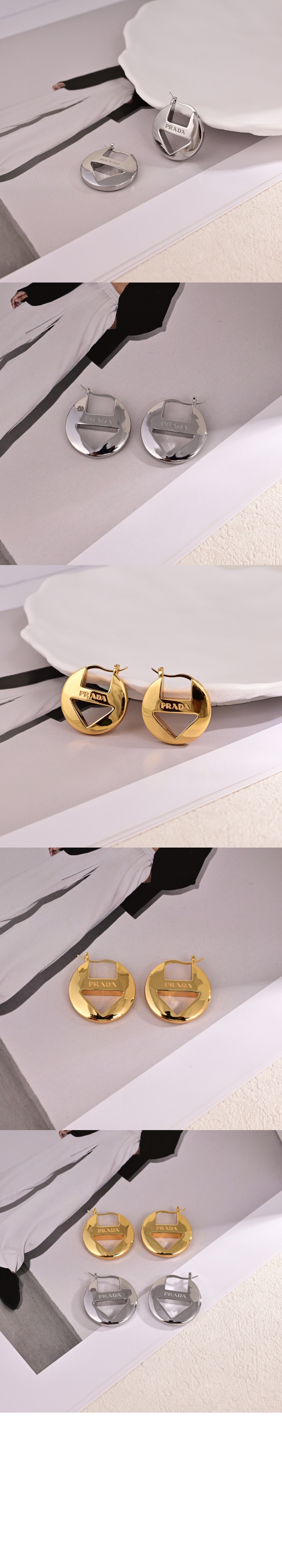 메탈 귀걸이 1IO137 > 프라다