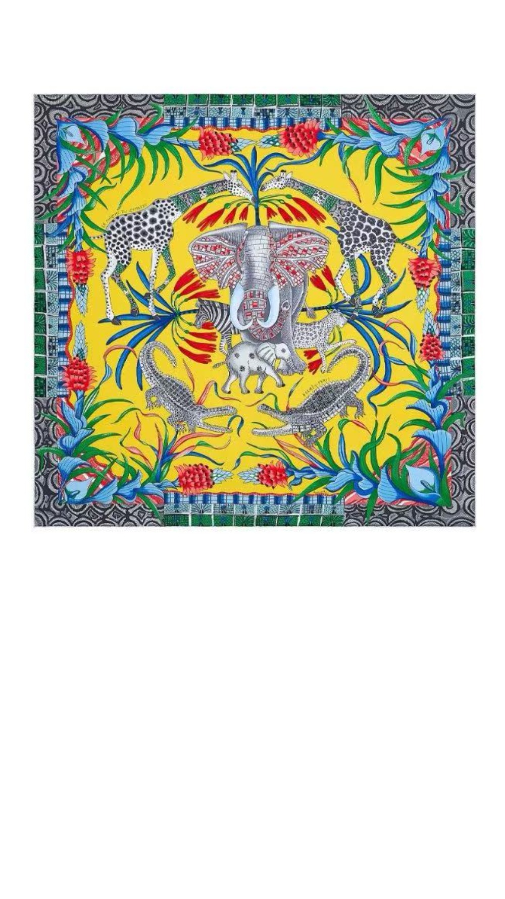 Zambezi River Festival 스카프 90 > 에르메스