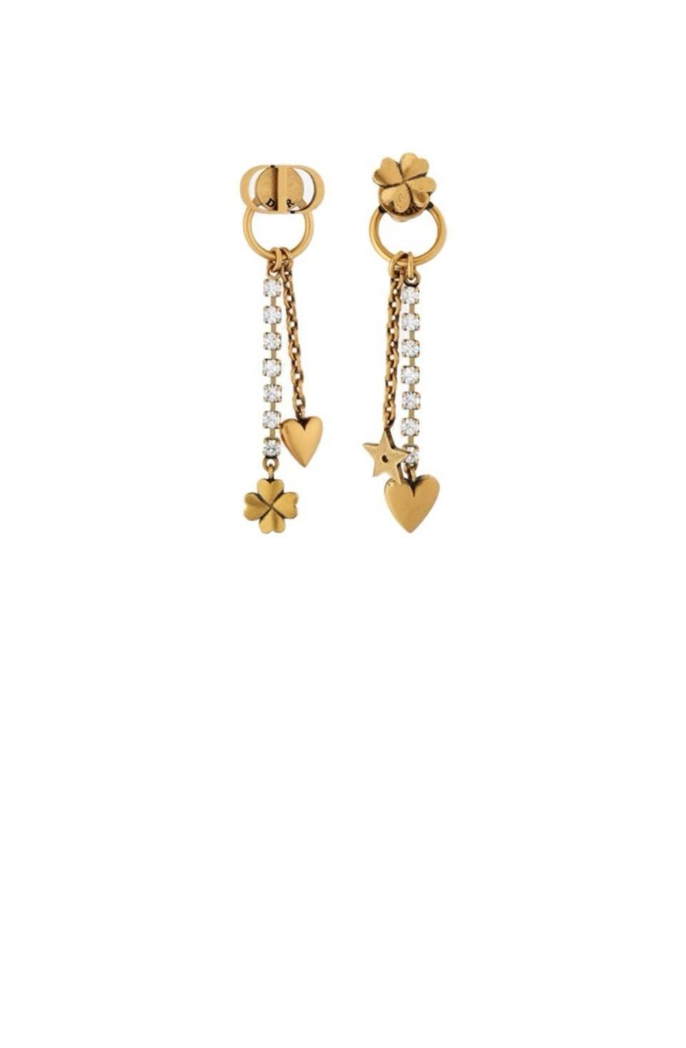 Petit CD Lucky Charms 귀걸이 E1429 > 디올