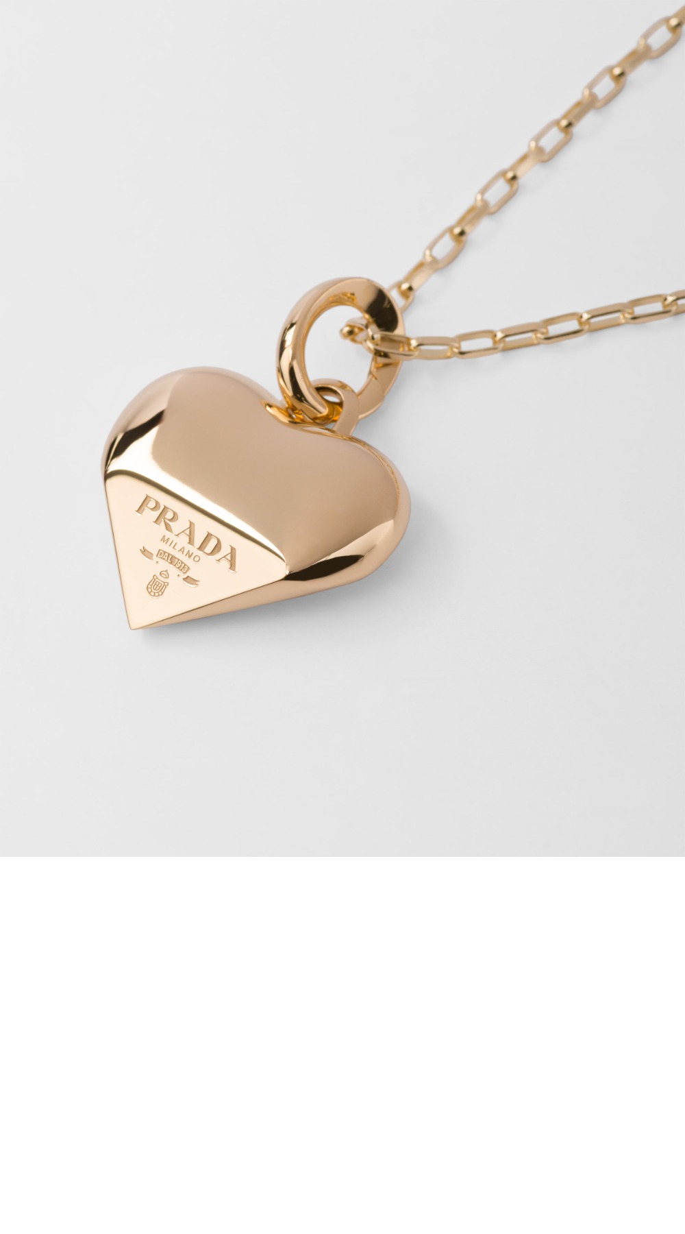 이터널 골드 소형 펜던트 목걸이 1JCA32 > 프라다