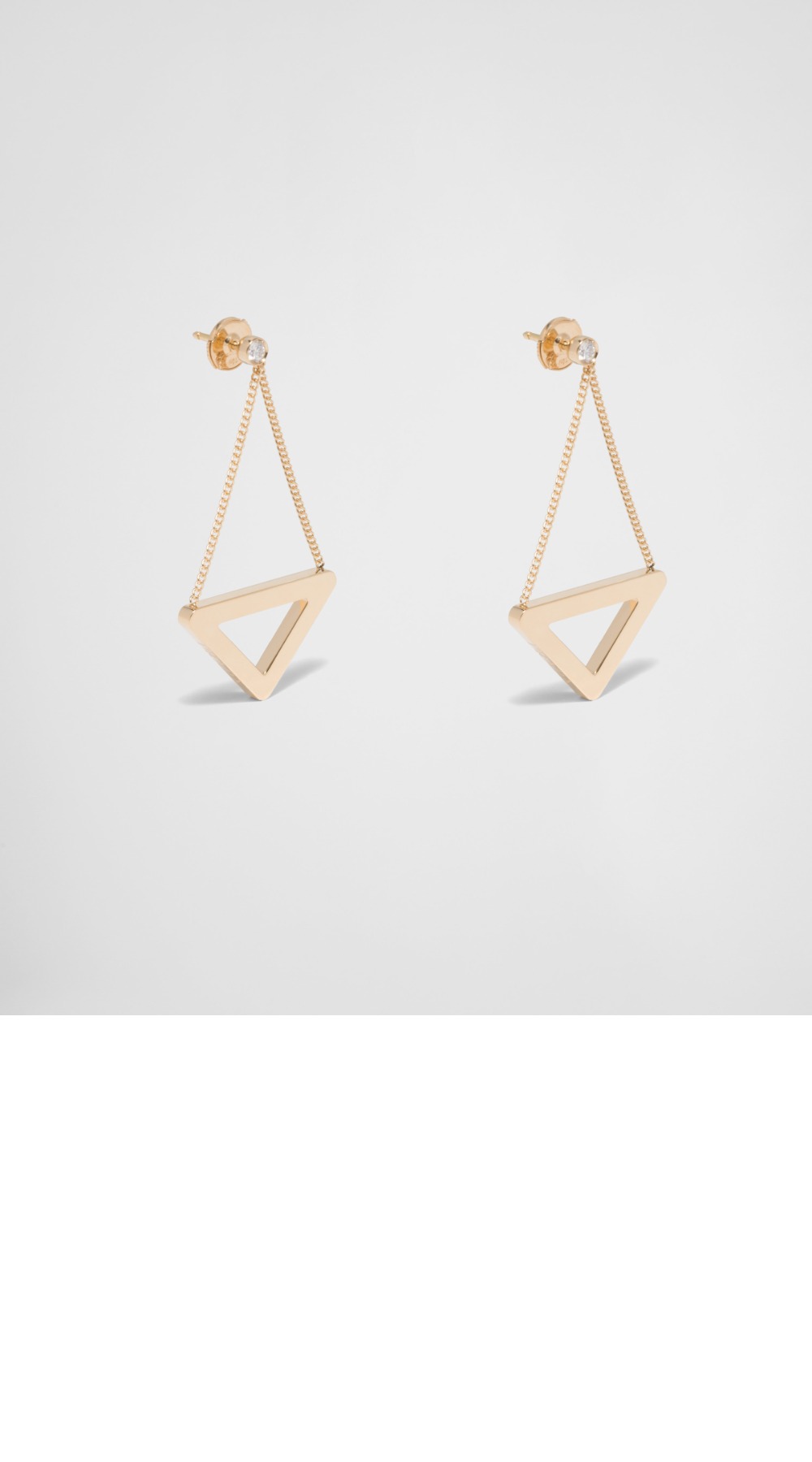 이터널 골드 드롭 귀걸이 1JO862 > 프라다