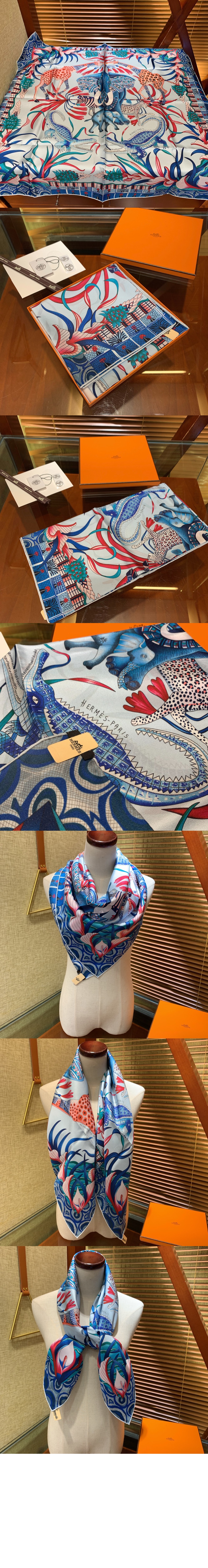 Zambezi River Festival 스카프 90 > 에르메스