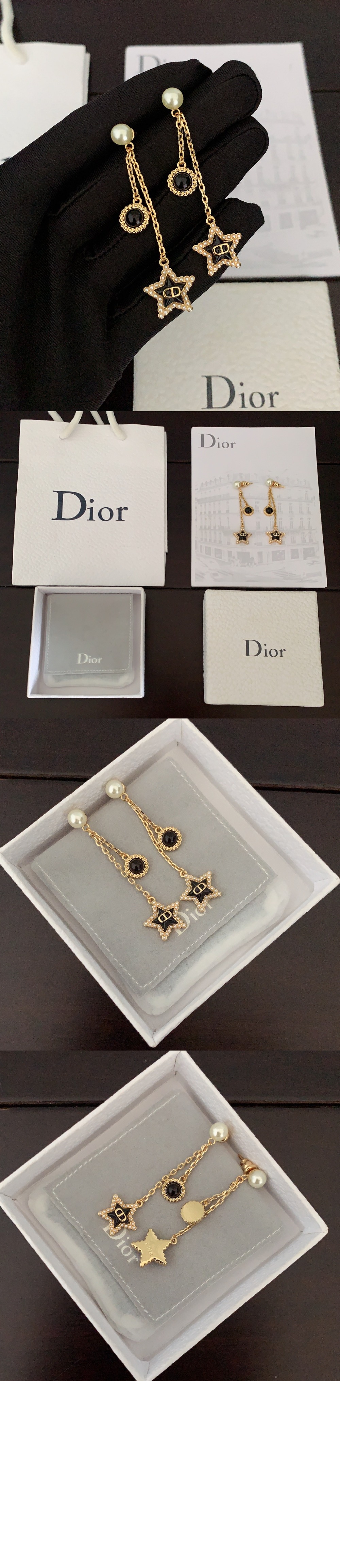 Petit CD Lucky Baroque 귀걸이 E3664 > 디올