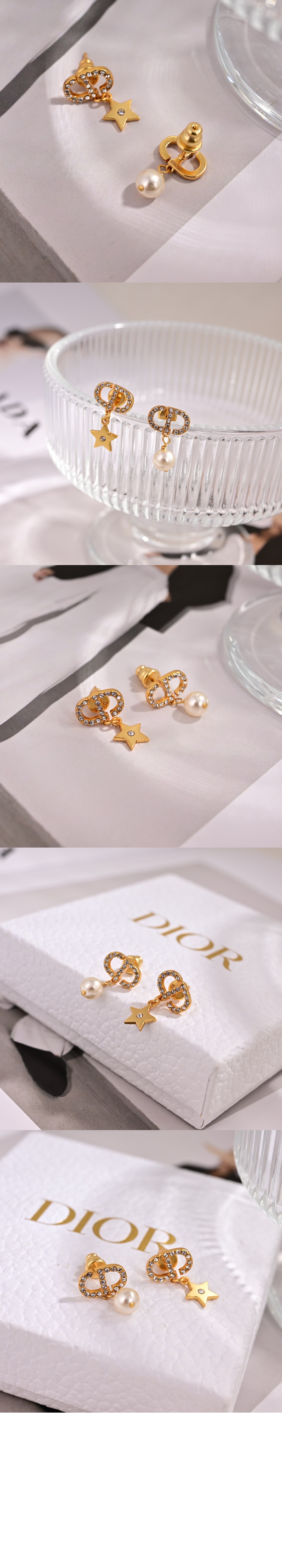 Petit CD Lucky Charms  귀걸이 E3714 > 디올